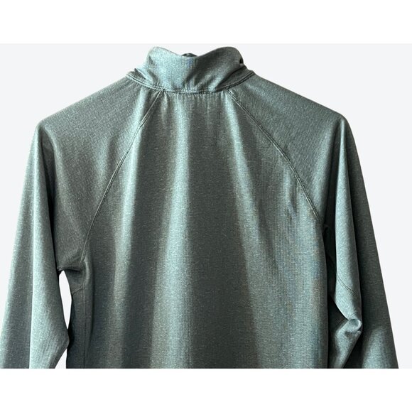 Patagonia Women's Small Midweight 1/4 Zip Capilene Baselayer Top Light Gray - Picture 4 of 7